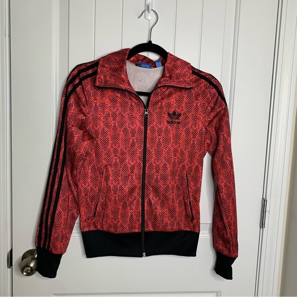 Adidas firebird snakeskin track jacket size‎ XS women's